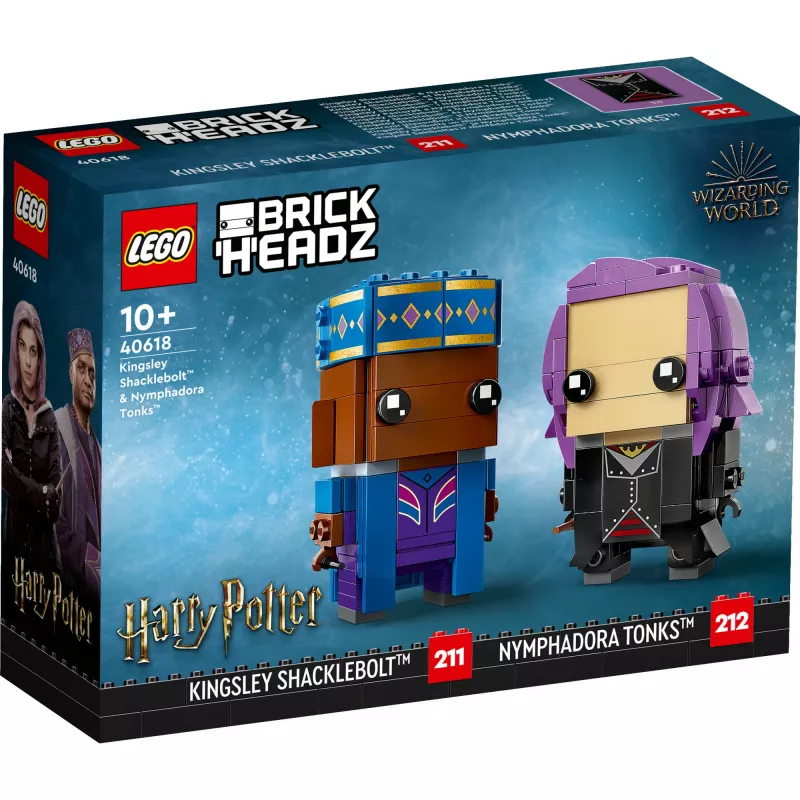 Lego Brickheadz Harry Potter 40618 Kingsley Shacklebolt ja Nymphadora Tonks