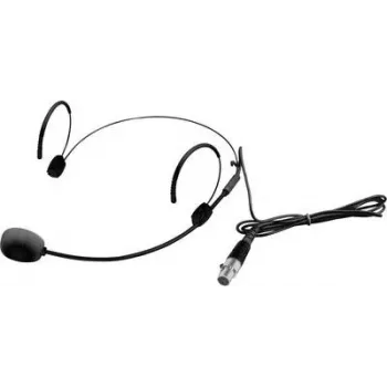 Langaton UHF-headset-mikrofoni Omnitronic UHF-300 — radiotaajuusjärjestelmä puheen siirtoon