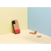Man and Wood -suojapuhelinkotelo iPhone 12 mini – kalanruotokuvio azalea musta