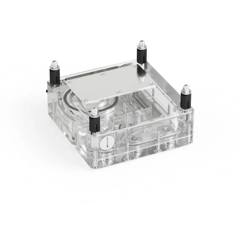 Alphacool Core 120mm paisuntasäiliö VPP Apex -pumppu — Alphacool 14561, 120mm paisuntasäiliö VPP Apex -pumpun integrointiin