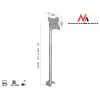 Maclean MC-504A S säädettävä kattoteline 23-42 30kg