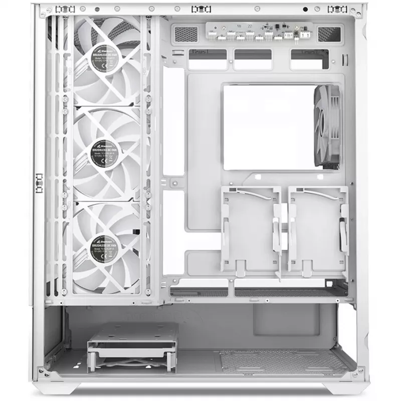 PC-kotelo Sharkoon AK6 RGB, ATX, valkoinen