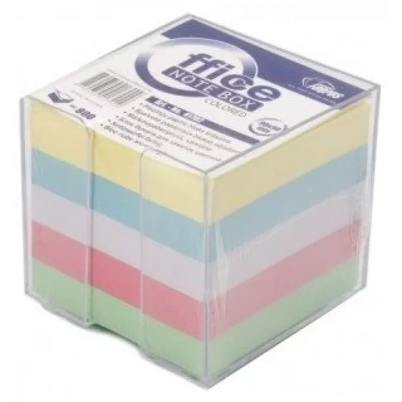 Muistilaput Forpus 9x9 cm, sekalainen, liimaamaton, kannella (800) 0716-007
