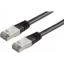 Value 21.99.1345 Ethernet-patch-kaapeli musta