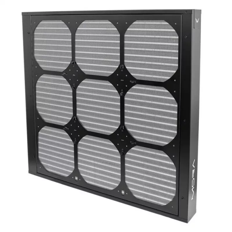 Jäähdytin Watercool MO-RA IV 600 musta — tukee 120 mm:n tuulettimia