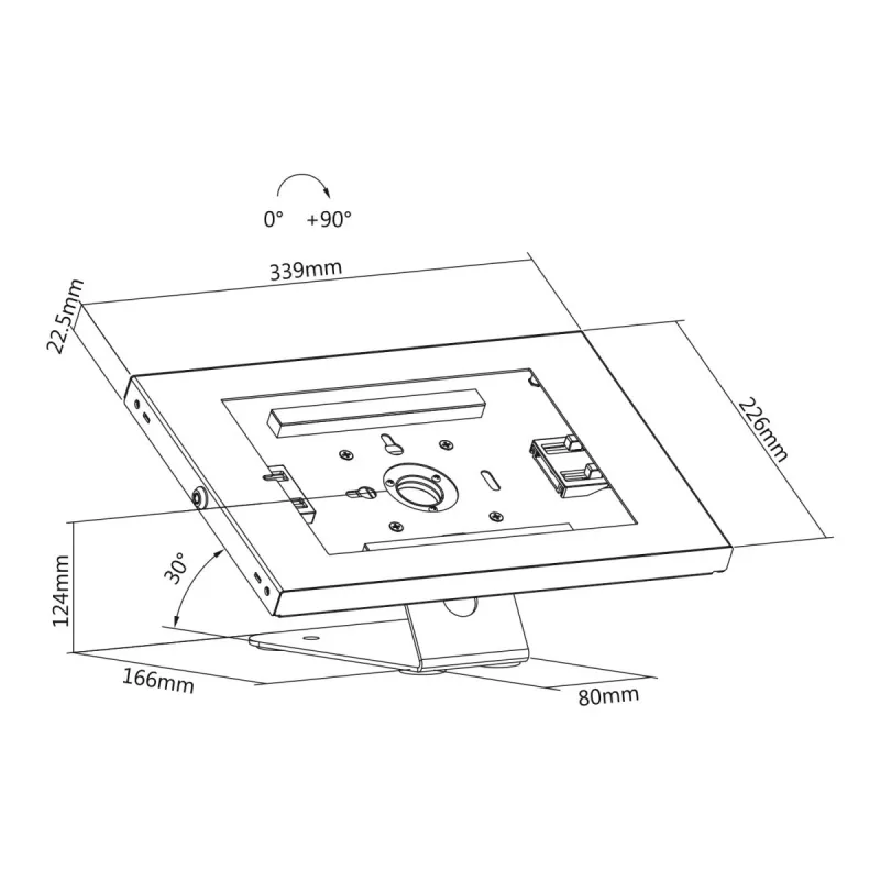 Tabletin seinäteline MACLEAN MC-475W 7–10