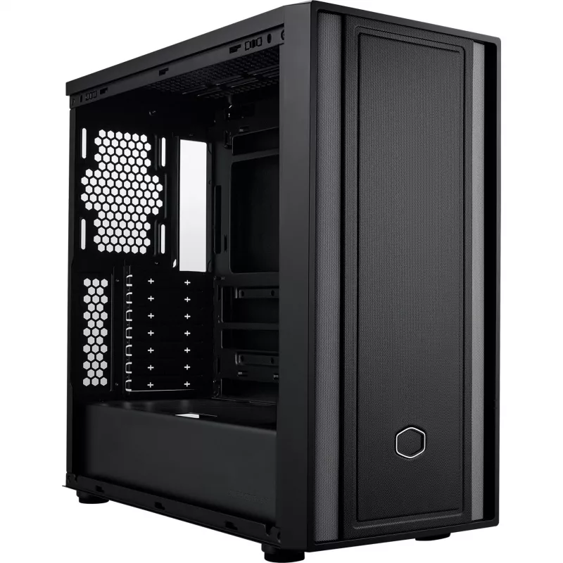 Cooler Master MasterBox 600 Lite PC-kotelo, MIDI-torni, E-ATX, karkaistu lasi - musta