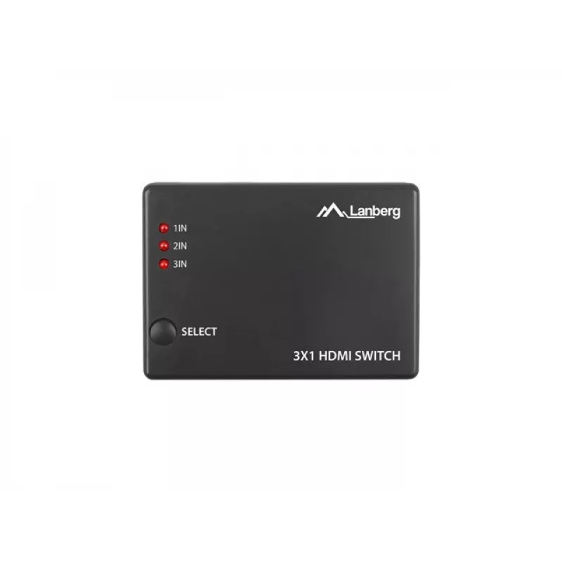LANBERG VIDEOSWITCH 3X HDMI + MICRO-USB-PORTTI