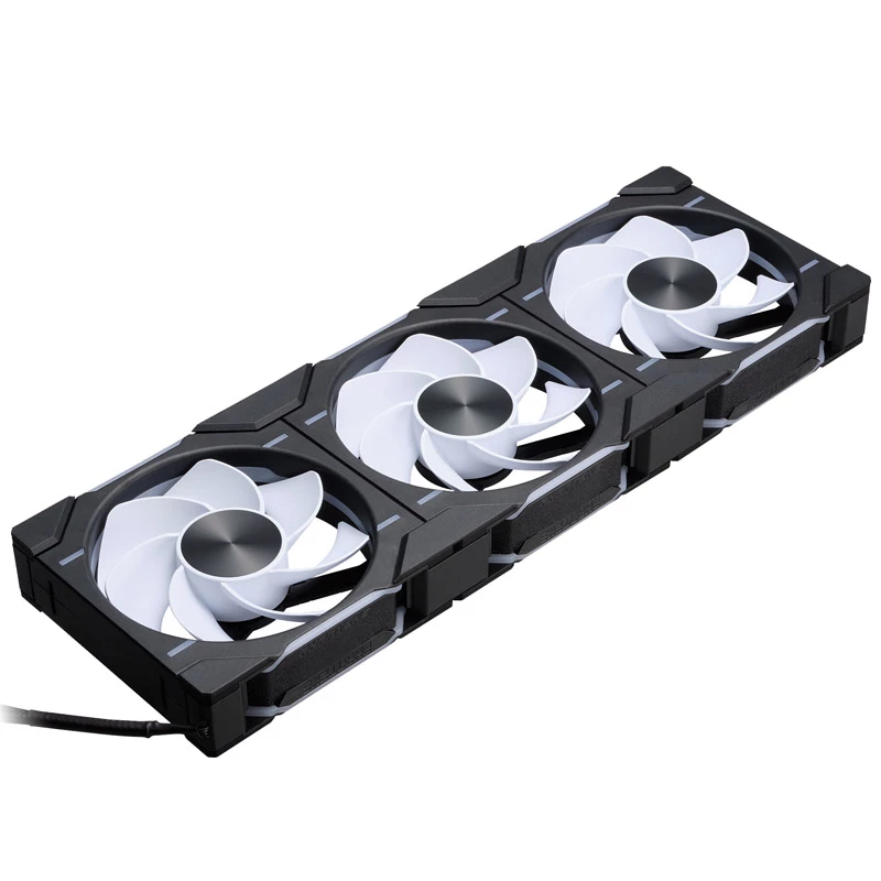 Phanteks D30-120 PWM Reverse Airflow D-RGB koteloventtiilaattorit, 120 mm, mustat, 3 kpl:n pakkaus