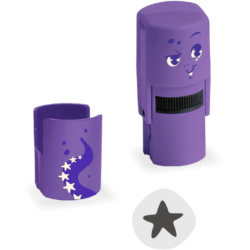 Colop 156695 leimasin pyöreä violetti lapsille