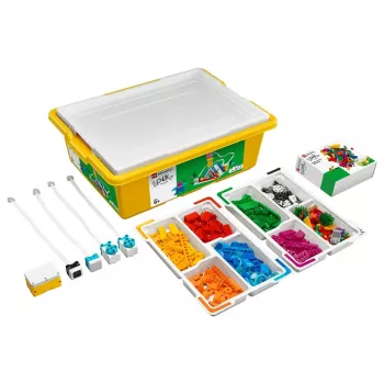 LEGO Education SPIKE Essential Set A+ 45345 – oppimisrobotiikka- ja ohjelmointirakennussarja, 449 osaa, 6 vuodesta alkaen