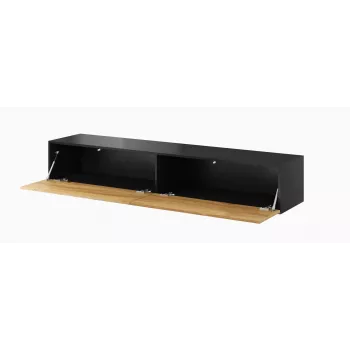 Cama TV-taso VIGO '180' 30/180/40 musta/wotan-tammi