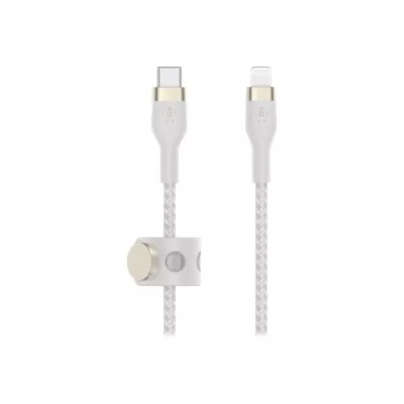 Belkin BOOST CHARGE - Lightning-kaapeli - 24-pin USB-C uros - Lightning uros - 1 m - valkoinen - Apple iPad/iPhone/iPod (Lightning)