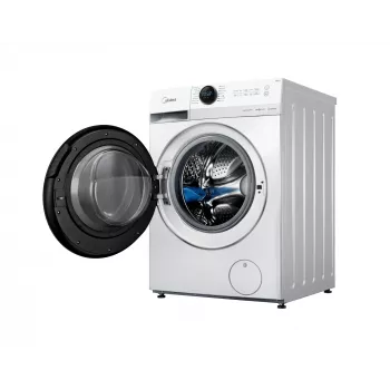 Pyykinpesukone Midea MF200W80WB/W-HR, edestä täytettävä, 8 kg, 1400 kierr./min, LCD, höyry, 60 cm leveä