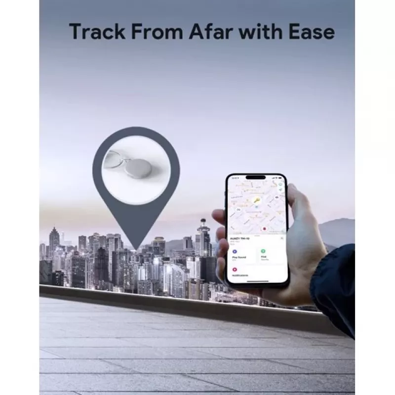 AUKEY Smart Mini Air Tag Bluetooth-seurantalaite Apple Track Mate 1 -sarja TM-10