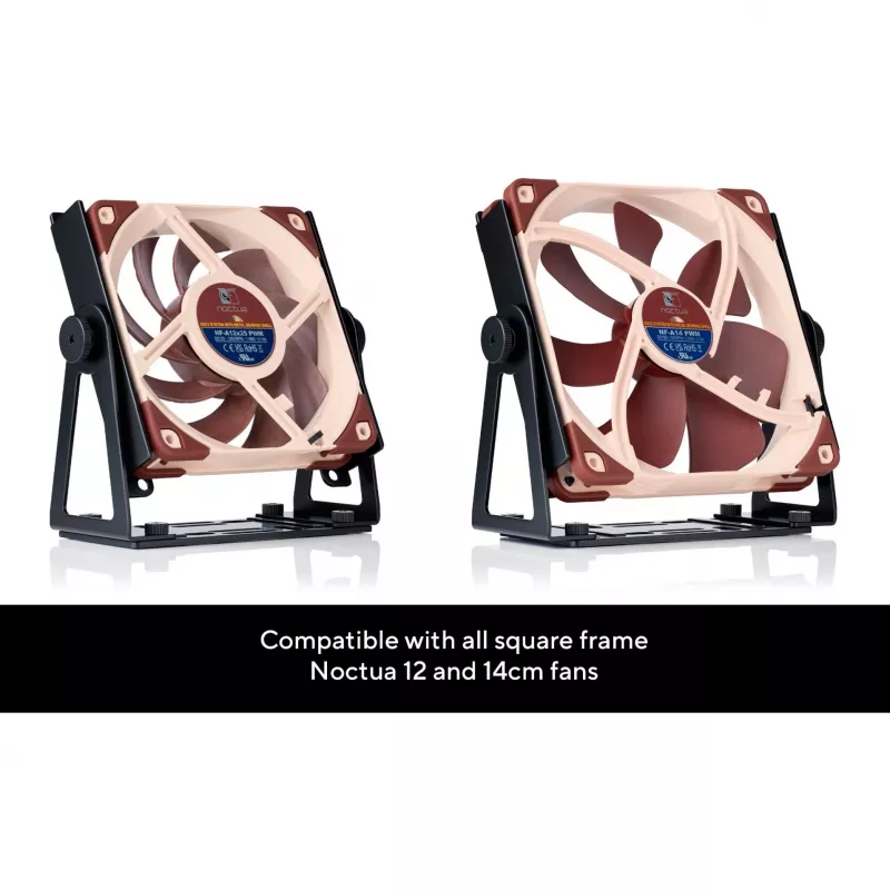 Noctua NV-FM1 monikäyttöinen kääntyvä tuulettimen kiinnike, musta