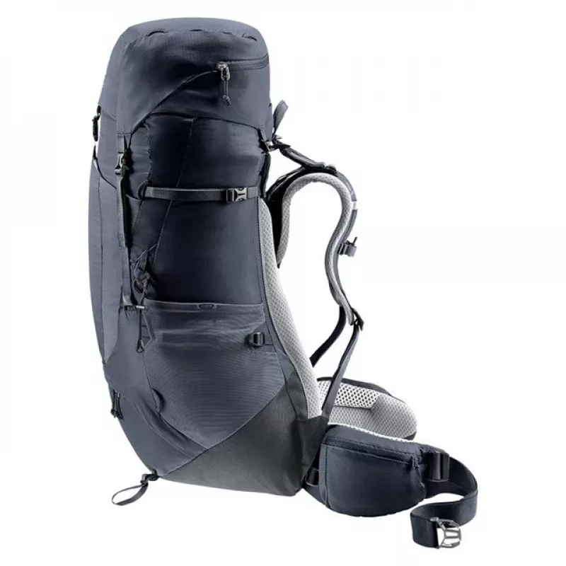 Deuter Aircontact Lite 45+10 SL naisten vaellusreppu musta