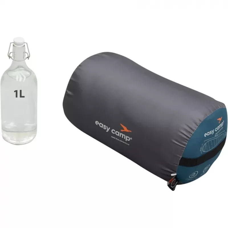 Makuupussi easy camp Raven I Mummy 5°C petroli (malli 2025)