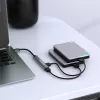 USB-keskitin QOLTEC 53792, USB-C 3.1 4 porttiin (USB 3.0 x1, USB 2.0 x3)