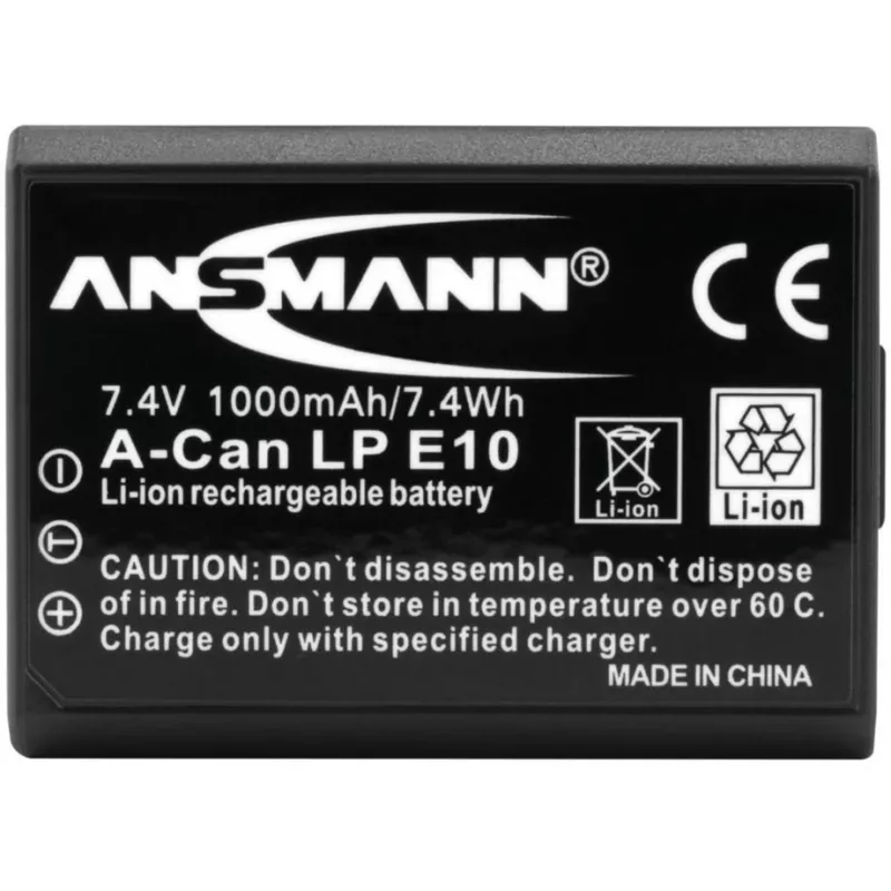 Akku Ansmann A-Can LP E10 litiumioni 1000 mAh