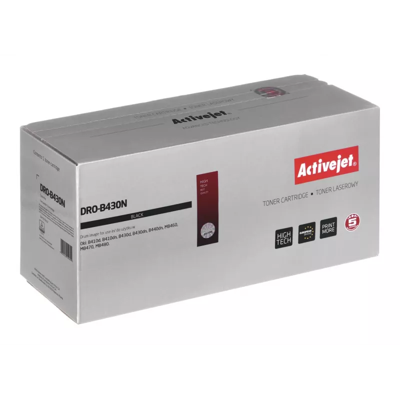 Activejet DRO-B430N rumpu (korvaa OKI 43979002; Supreme; 25 000 sivua, musta)