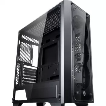 RAIJINTEK PONOS TG4 - pöytäkone - PC - SPCC - musta - ATX - EATX - EEB - micro ATX - Mini-ATX - pelaaminen