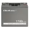 Qoltec 53046 AGM-akku 12 V 17 Ah, maks. 255 A