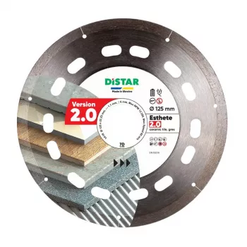 Timanttilaikka Distar Esthete 2.0 125 mm, aukko 22,23 mm