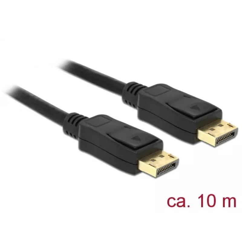 DisplayPort-kaapeli DeLOCK 84862 10 m musta