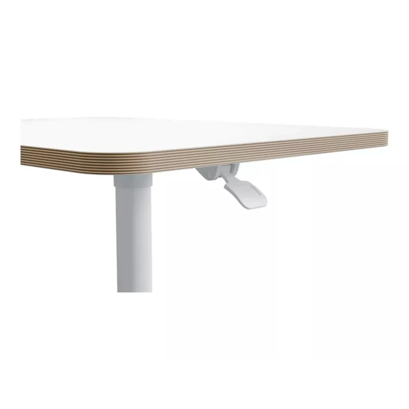 Tietokonepöytälevy Leitz 65360001 neliö alumiini valkoinen 600x800x750mm