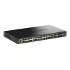 D-Link 52-porttinen Gigabit Stackable PoE+ Smart Managed -kytkin, 4 x 10G SFP+ -porttia