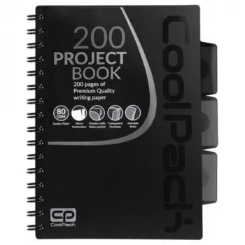 Kierrevihko A5 Coolpack musta