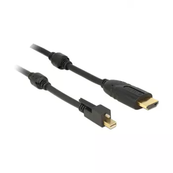 Videokaapeliadapteri DeLOCK 83731 Mini DisplayPort HDMI 3m musta
