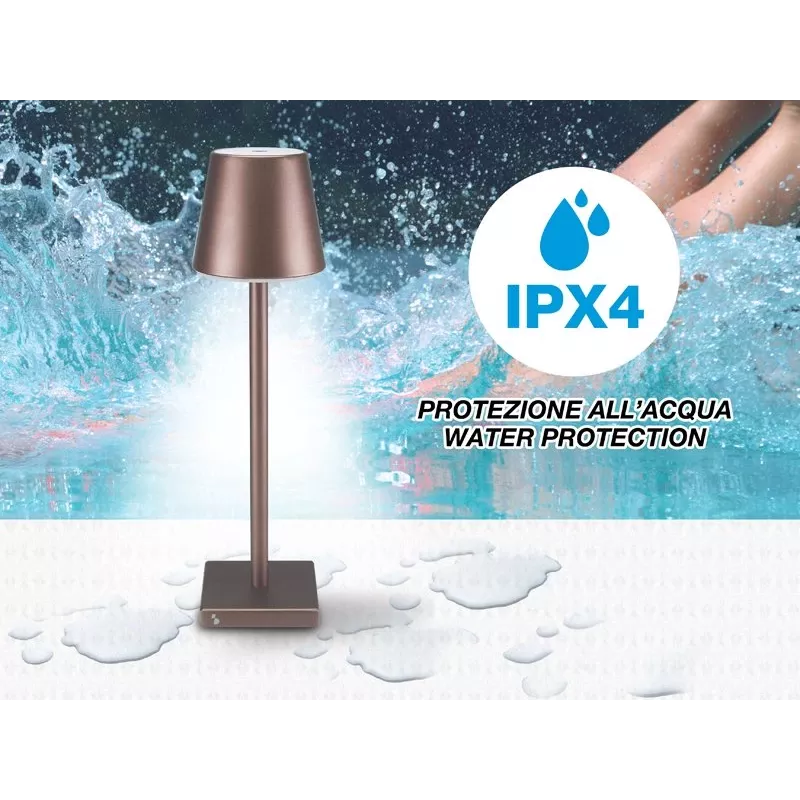Beper P201UTP103 ladattava pöytävalaisin, kosketuskytkin, 2 W