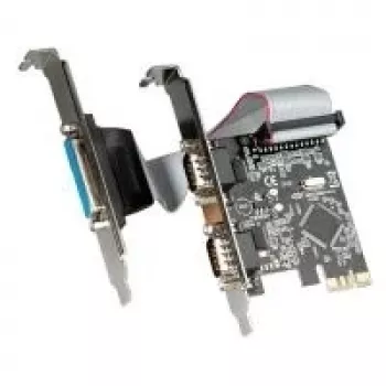 VALUE PCI-Express-kortti, 2x sarjaportti RS232, D-Sub 9, 1x rinnakkaisportti EPP/ECP (15.99.2116)