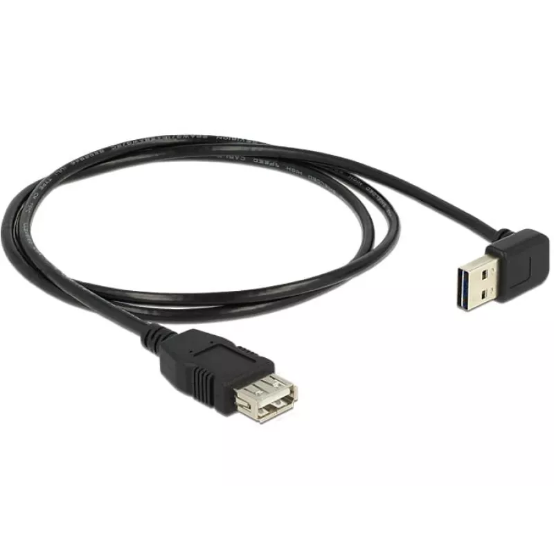 USB-kaapeli DeLOCK 1 m USB 2.0-A - USB 2.0-A musta
