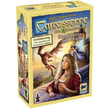 Carcassonne - Prinsessa ja lohikäärme, lautapeli 3. lisäosa