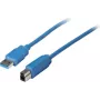 USB-kaapeli Type-A–Type-B ShiverPeaks 3.0 (malli 77030) – tiedonsiirtoon ja laiteliiitäntään