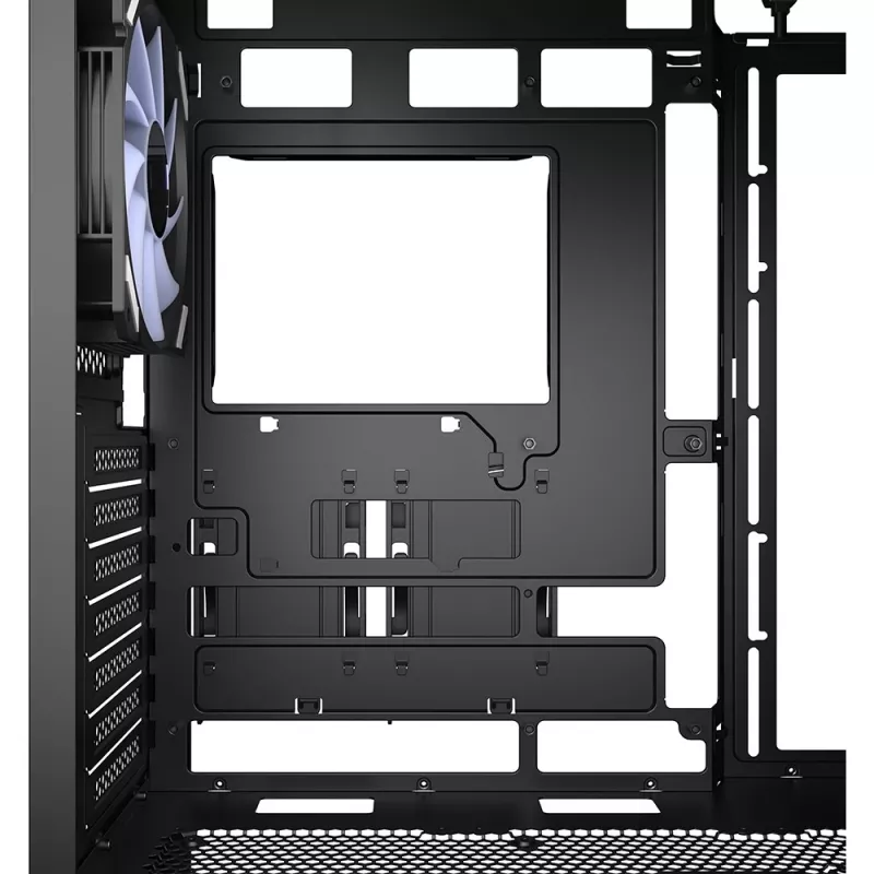 PC-kotelo Sharkoon AK4W RGB Strip Midi Tower musta