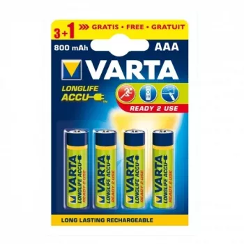 Varta - 56703101404 - akut Longlife AAA Ready-to-Use 800 - 4 kpl:n pakkaus