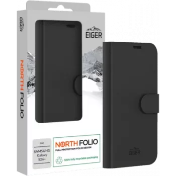 Eiger North Folio kotelo Galaxy S26+ musta