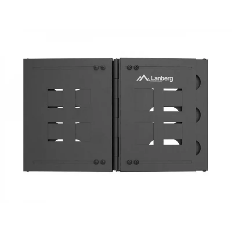 Seinäkiinnitteinen 19 tuuman kaappi LANBERG 6U, syvyys 497x400/240 mm, malli FB01-5406-10B