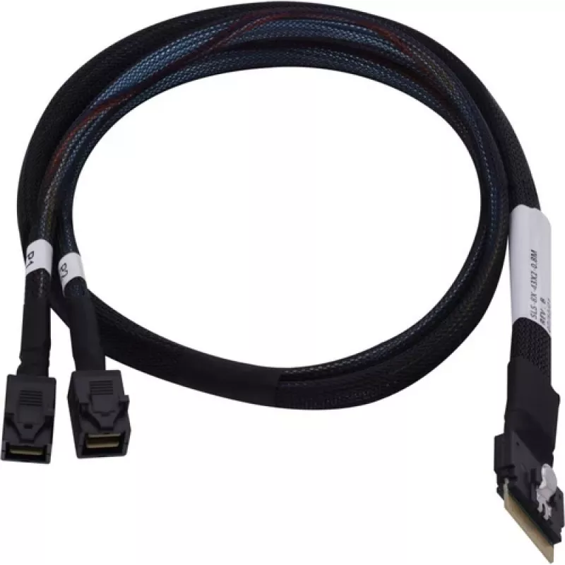 SAS-kaapeli Microchip Technology 2304900-R 0,8m SlimSAS MiniSAS HD