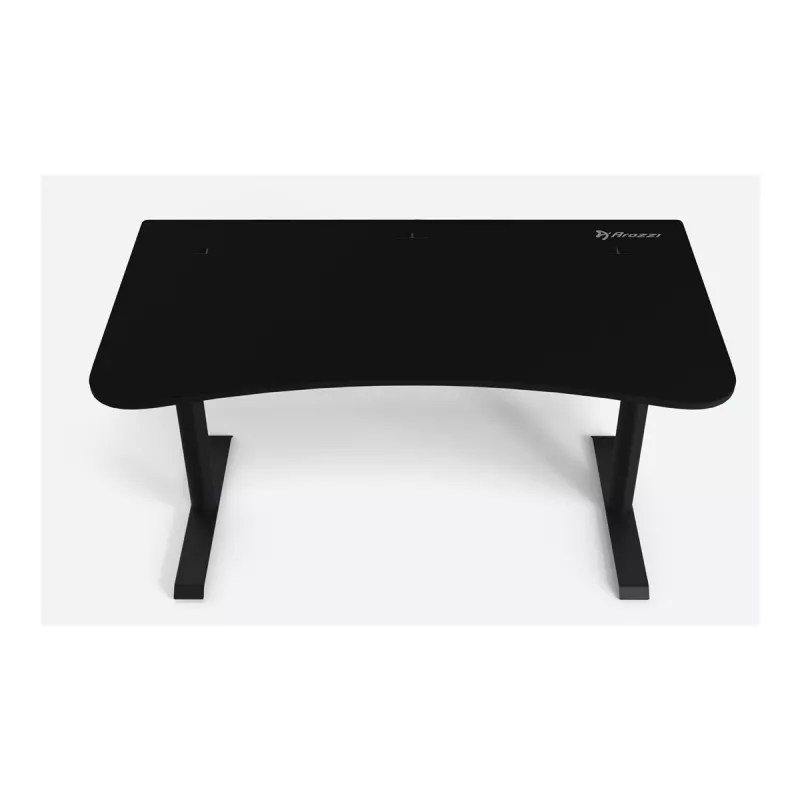 Arozzi Arena Medium pelipöytä ARENA-MEDIUM-PBK, 140 x 75,5 cm, koko pinnan peittävä mikrokuituhiirimatto, Pure Black