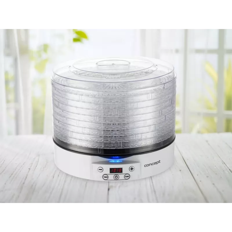 Kuivausuuni Concept Solution SO2020, 500 W, LED-näyttö, hopea, 220–240 V, 3,3 cm ritilän halkaisija