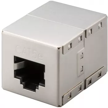 Wentronic Goobay CAT 5e RJ45-liitin/liitäntä – jopa 100 MHz verkkoihin, suojattu (15027)