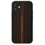 Man and Wood -suojakotelo iPhone 12 mini – eebenpuu musta