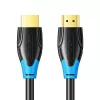 HDMI-kaapeli Vention AACBN 15 m, HDMI Type-A – Type-A, HDMI 2.0, 18 Gbit/s, ARC, kullatut koskettimet, musta