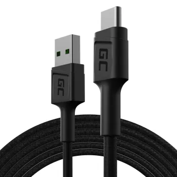 USB-kaapeli Green Cell KABGC19 USB 2.0 2m USB A USB C musta