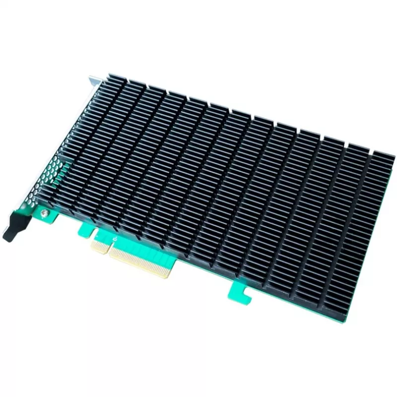 HighPoint isäntäväyläsovitin Rocket 1204 PCI-Ex8v3 - 4x M.2 NVMe - NVMe - PCI-Express